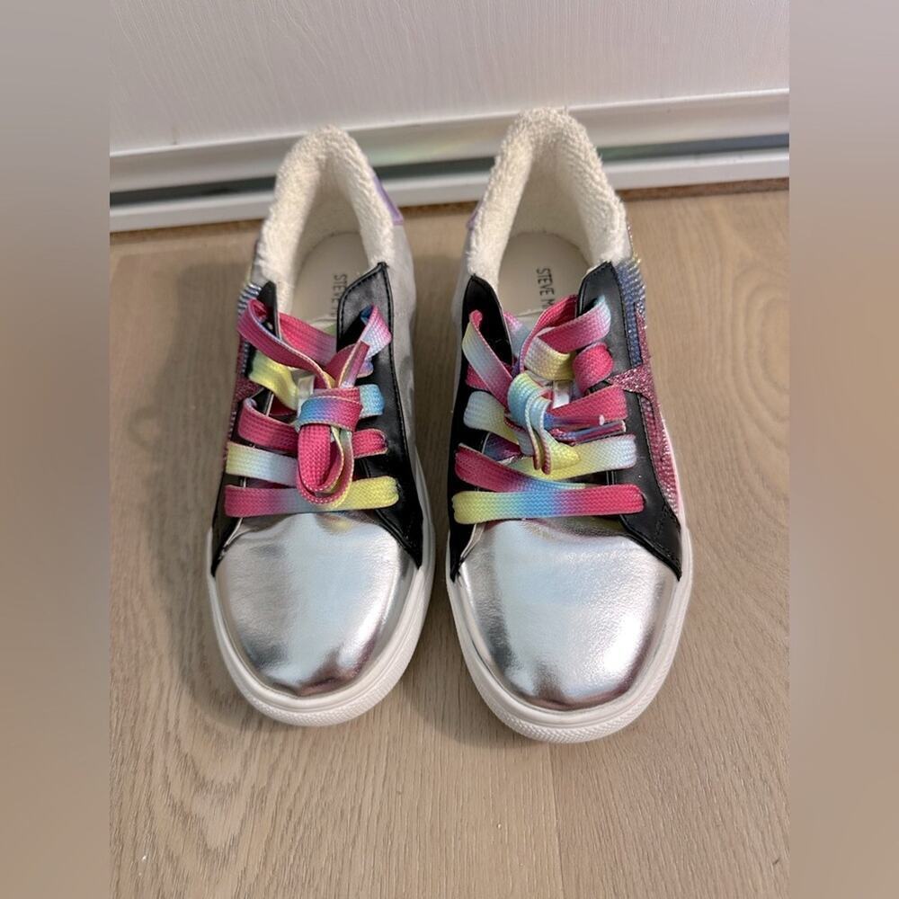 Kids SZ 3 Jrezume Steve Madden Colorful Star Sneakers - Picture 7 of 8